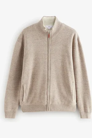 Next Regular Fit 100% Cotton Premium Zip-Through JumperXS