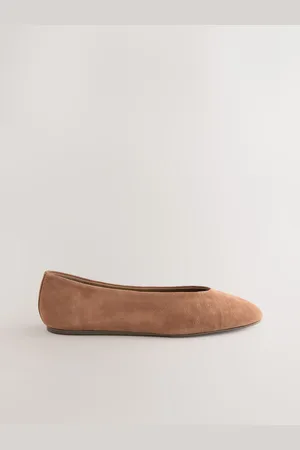 Next Forever Comfort Leather Round Toe Ballerinas