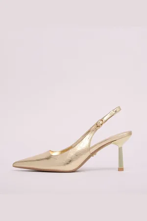 Lipsy London Low Heel Slingback Faux Leather Courtseu41