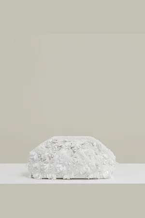 Reiss Edith Embellished Clutch Bageen
