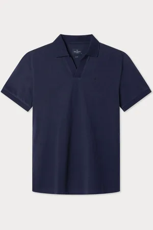 Hackett Soft Jersey Polo Shirt With Open Collar3X-Large