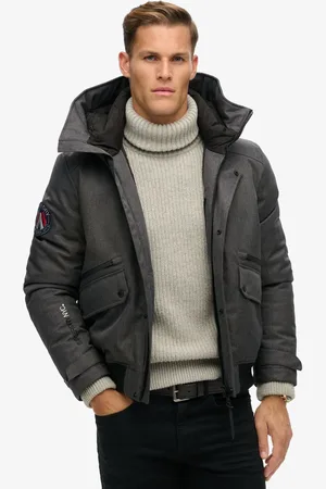 Superdry City tweed gewatteerd bomberjackM