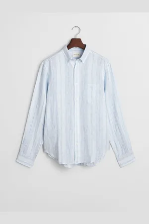 GANT Regular Fit Linen Stripe Shirtxxlarge