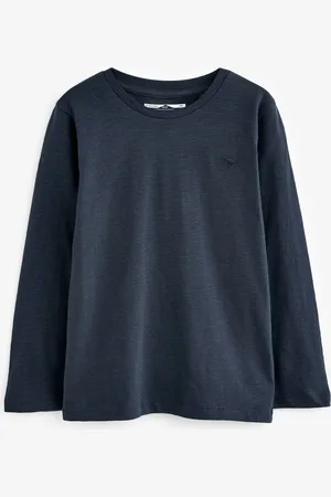 Next 100% Cotton Long Sleeve Plain T-Shirt (3mths-7yrs)1.5