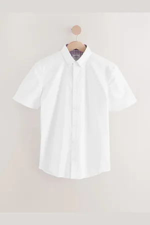 Next Oxford overhemd met stretch en korte mouwenX-large