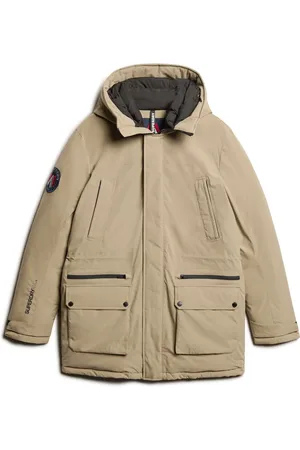 Superdry City Padded Parka Coat Hooded and Water-Repellent JacketL