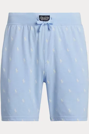 Ralph Lauren All Over Pony Print 100% Cotton Jersey ShortsS