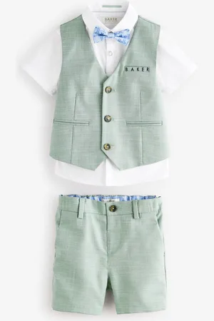 Ted Baker Shirt Waistcoat and Shorts Set6 Jaar (116cm)