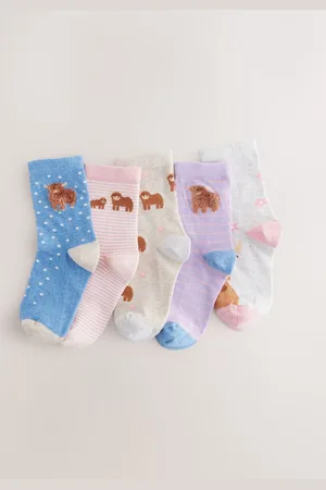 Next 5 Pack Cotton Rich Hamish Ankle Socks