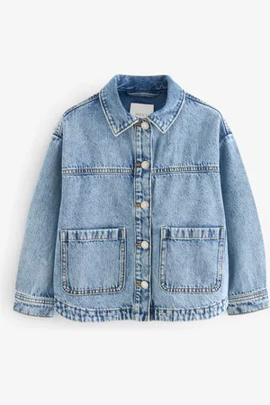 Next 100% Cotton Denim Shacket (3-16yrs)3 Jaar (98cm)