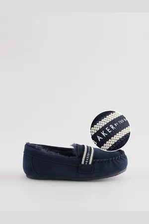 Ted Baker Boys Navy Moccasin SlippersEU 35.5 (UK 3)