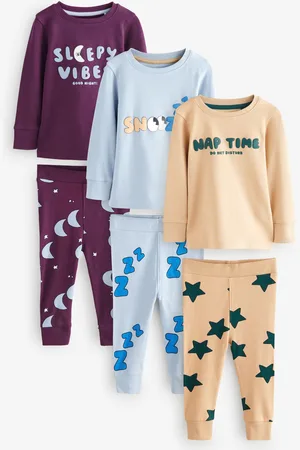 Next 3 Pack Snuggle 100% Cotton Pyjamas (9mths-8yrs)12