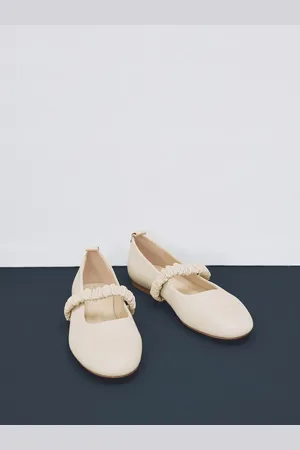 Next Forever Comfort Premium Leather With Motioflex Ruched Mary Jane ShoesEU 41 T (UK 7)
