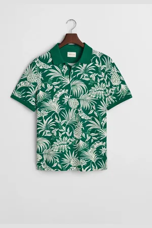 GANT 100% Cotton Short Sleeve Printed Polo Shirtxlarge