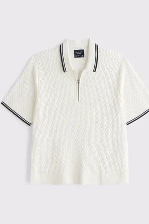 Abercrombie & Fitch Zip Polo Shirtsmall