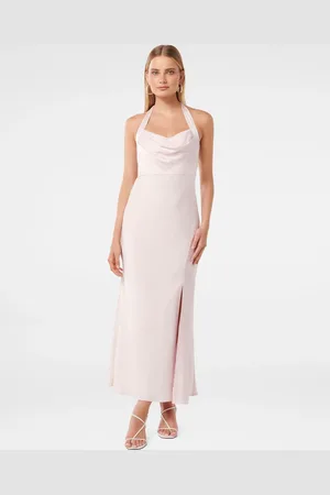 Forever New Alice Halter Neck Satin Maxi Dress42