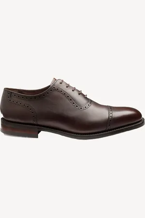 Loake Dk Calf Semi Brogue Brown ShoesEU 45 (UK 11)
