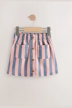 Next 100% Cotton Stripe Skirt (3mths-7yrs)6