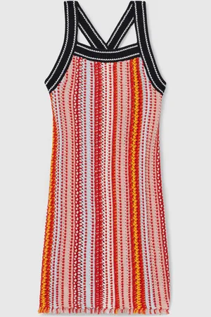 Reiss Amira Cotton Striped Knit Dress140146cm