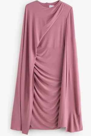 Club L Marysol midi-jurk met asymmetrische cape42