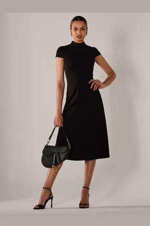 Jolie Moi Ponte Cap Sleeve Midi Dress46