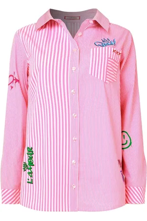 Joe Browns Lightweight Graffiti Stripe 100% Cotton Shirt38