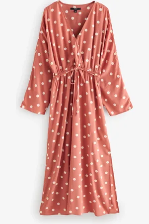 Next Kimono Sleeve Tie Waist Maxi Dress48