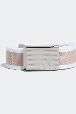 adidas Reversible Striped Webbing White Ground Belteen maat