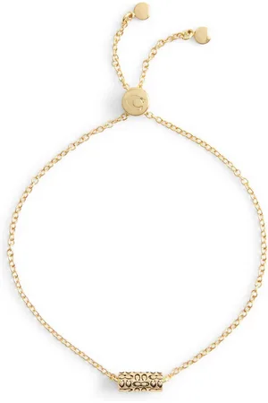 Coach Signature Quilted Tube Slider Braceleteen