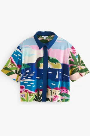Next Bedrukt vakantieshirt met korte mouwenEU 42 (UK 14)