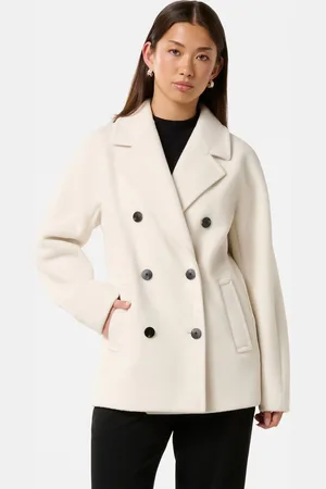 Forever New Bianca Double Breasted Mid Length Coat40
