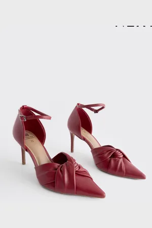 Next Forever Comfort Leather Knot Point Toe Heel Court ShoesEU 41 (UK 7)