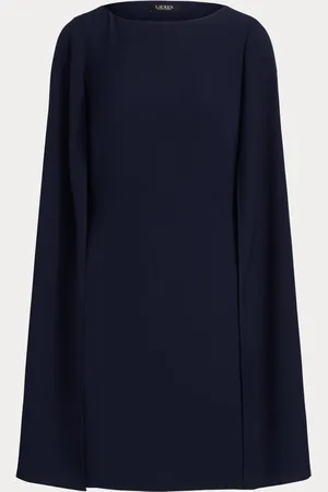 Ralph Lauren Petra Cape Georgette Cocktail Mini Dress44