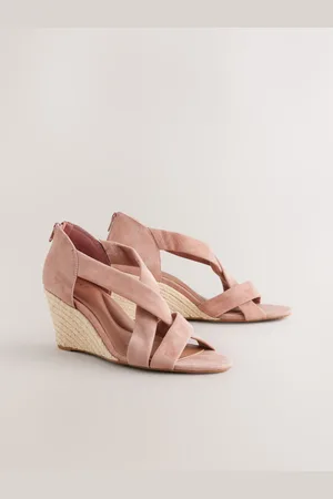 Next Forever Comfort Premium Leather With Motionflex Soft Twist Espadrille Wedges8 EU 42