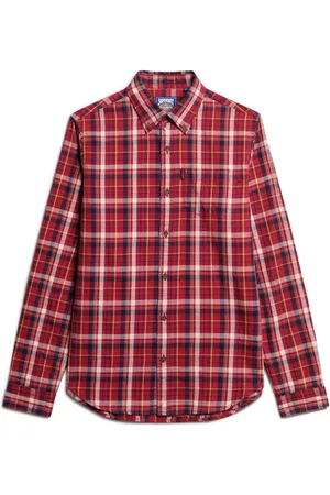 Superdry Vintage 100% katoenen geruit overhemdL