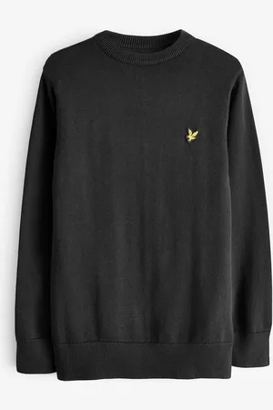Lyle & Scott Gebreide jongenstrui met ronde hals van 100% katoen8