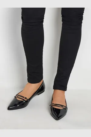 Long Tall Sally Flat Point Multi Strap ShoesEU 43 (UK 10)