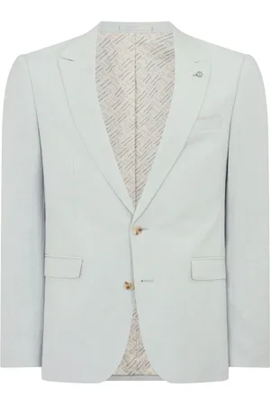 Remus Slim fit colbert van linnenmix met Double breasted42r