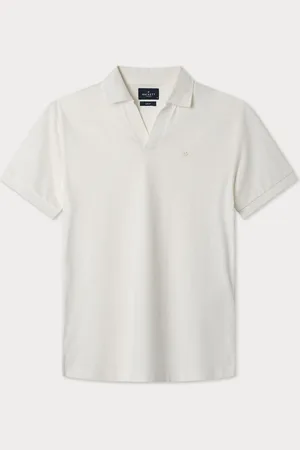 Hackett Soft Jersey Polo Shirt With Open Collar3X-Large