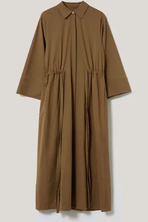 Jigsaw Cotton Tie Waist Shirt Dresssmall