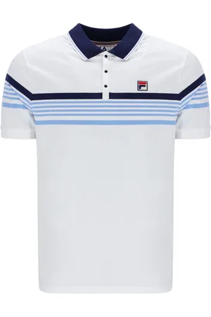 Fila Francis Yarn Dye Stripe 100% Cotton Polo ShirtX-Small