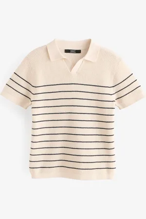 Next Polo Short Sleeve Trophy Neck 100% Cotton Jumper (3-16yrs)13 Jaar (158cm)