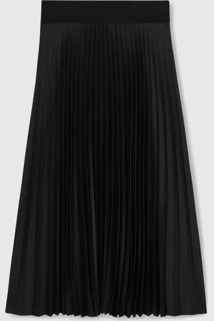 Reiss Seren Pleated Midi Skirt38