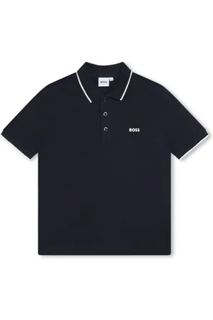 HUGO BOSS 100% Cotton Short Sleeved Logo Polo Shirt6 Jaar (116cm)