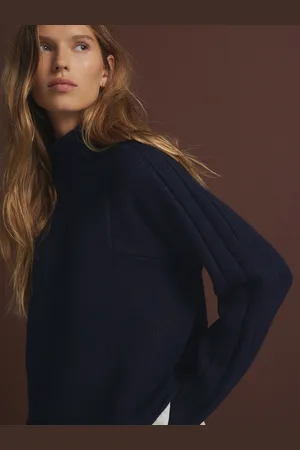 Next Roll Edge Shirt Layer Knitted 100% Cotton JumperXS Reg