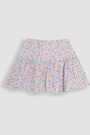 JoJo Maman Bébé Printed 100% Cotton Skort98104cm