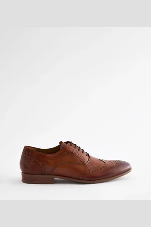 Next Oxford Wing Cap Brogue ShoesEU 42 (UK 8)