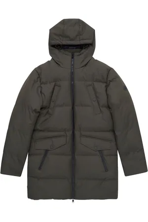 French Connection Long Length Row Zip Parka CoatXL