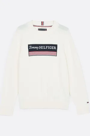 Tommy Hilfiger Regular Fit 1985 Monotype 100% Cotton Jumper10 Jaar (140cm)