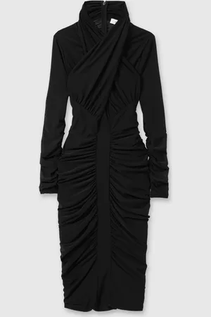 Reiss Myla halflange bodyconjurk met rimpeleffect34
